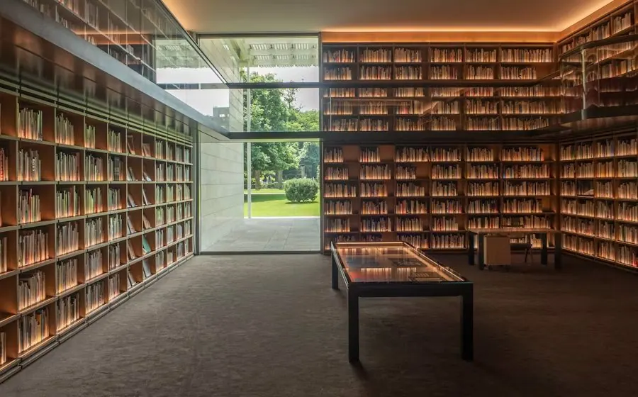 Law library interior